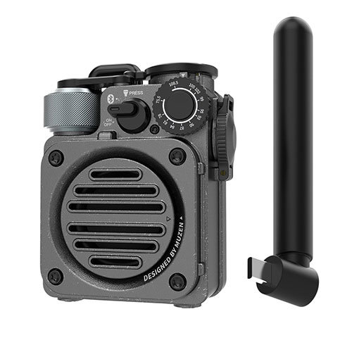 Muzen Wild Mini 第3世代 Bluetooth スピーカー ラジオ・懷中電灯・モバイルバッテリー ブラック MW-PVXI3B 11,840円