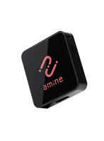 スマートタグ Android専用 Find Hub対応 USB-C充電式 紛失防止タグ 防水IPX5 アラーム＋LED発光 鍵・バッグ・リュック用 amine ブラック LGT-UCTG1BKG