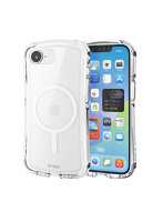iPhone 17e / 16e ケース ハイブリッド カバー 衝撃吸収 MAGKEEP 磁力装着ワイヤレス充電対応 ストラップホールシート付 Grippy クリア PMWA26SGRPAMCR