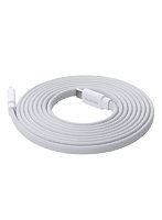 USB Type-C ケーブル USB-C to USB-C PD対応 60W 巻くだけ 磁石でまとまる フラット ナイロンメッシュ 2m ホワイト MPA-CCECMGF20WH
