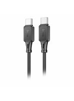hoco. X101 PD60W Type-Cケーブル PD60W対応・しなやかで取り回しやすいシリコン素材 ブラック X101-CC-BK
