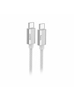 hoco. U134 PD240W Type-Cケーブル 最大PD240W（48V/5A） ファストチャージ メッシュ グレー U134-CC-GY