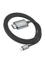 hoco. UA27 HDMI 変換ケーブル for iOS iPhone/iPad用 最大1920×1080P出力対応 ケーブル長2.0m UA27-LH-BK