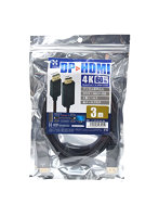 日本トラストテクノロジー DisplayPort-HDMI変換ケーブル 4K/60Hz対応 3m JT-DPHD3M-BK
