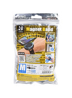 日本トラストテクノロジー スマホ マグネットバンド 脱着1秒 Mサイズ 腕周り12〜19cm対応 ブラック JT-MAGBAND-BK-M