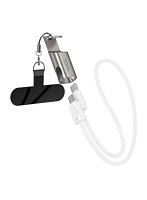 hoco. X126 PD60W 3 in 1 USB-Cケーブル PD60W急速充電対応 ストラップ・スタンド・充電の3役 ライトグレー X126-CC-LG