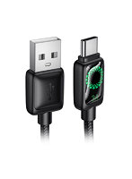 hoco. U146 POWER LED Type-Cケーブル LED内蔵で通電確認 最大36W対応・480Mbps通信 U146-AC-BK