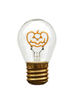 日本トラストテクノロジー Funny Neon Bulb 電球型イルミネーション ネオンライト かぼちゃ JTNBULB-JOL