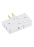 オーム電機 コーナータップ 3個口 06-4964 ホワイト HS-A39W