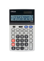 オーム電機 OffiStyle 税率電卓 ビジネス 12桁 07-8638 グレー KCL-153