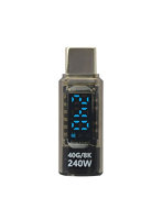 日本トラストテクノロジー USB4対応 TYPE-C 電力ディスプレイ240W スケルトンブラック TCTC-DSP240-SBK