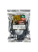 日本トラストテクノロジー CAT.8 スリムLANケーブル 40Gbps（40GBASE-T）対応・最大40Gbps 7m ブラック JTLAN8-S70BK