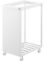 スリム目隠しダストワゴン タワー 45L ホワイト
