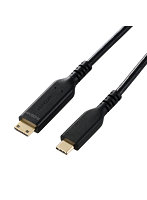 USB Type-C Mini HDMI 変換ケーブル 1m 4K 60Hz 単方向 モバイルモニター対応 複製/拡張 ブラック EC-CMHDMI10BK