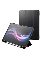 iPad Air ケース 11インチ （ M4 / M3 / M2 ） / 10.9インチ 第5世代 第4世代 マグネット式フラップ Apple Pencil収納 ペンスタンド機能 オートスリープ ブラック TBWA25MWVSABK