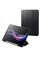 iPad ケース 11インチ （ A16 ） / 10.9インチ 第10世代 マグネット式フラップ カバー Apple Pencil収納 ペンスタンド機能 オートスリープ 抗菌 ブラック TBWA25RWVSABK