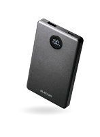 モバイルバッテリー 5000mAh 薄型 軽量 22.5W PSE適合 半固体リチウム 長寿命 iPhone Android Switch 対応 LED残量1％表示 ミッドナイト EC-C60MN