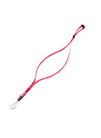 医療スタッフ用 スマートフォン用 抗菌ネックストラップ ワンタッチ着脱 安全パーツ レッド PHSTHNEMERD
