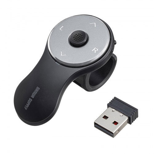 サンワサプライ ワイヤレス リングマウス3 MA-WRING3BK 4,885円