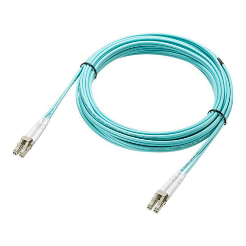 サンワサプライ 補強メガネ型光ファイバケーブル マルチOM3・LC×2-LC×2・3m HKB-HOM3LCLC-03