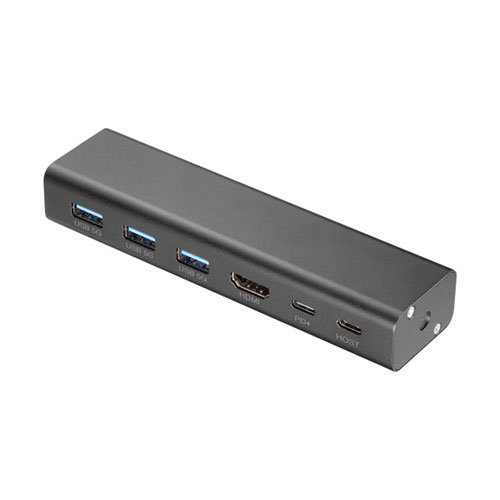 サンワサプライ 木製天板取付用USB＋HDMIドッキングステーション EMR-LCOP1