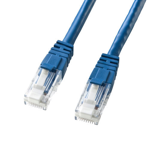 サンワサプライ つめ折れ防止カテゴリ6LANケーブル 50m ブルー KB-T6TS-50BLN 10,809円