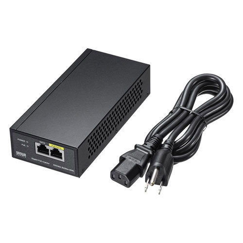 サンワサプライ PoEインジェクター（電源内蔵・IEEE802.3bt対応） LAN-GIHINJ5 14,137円