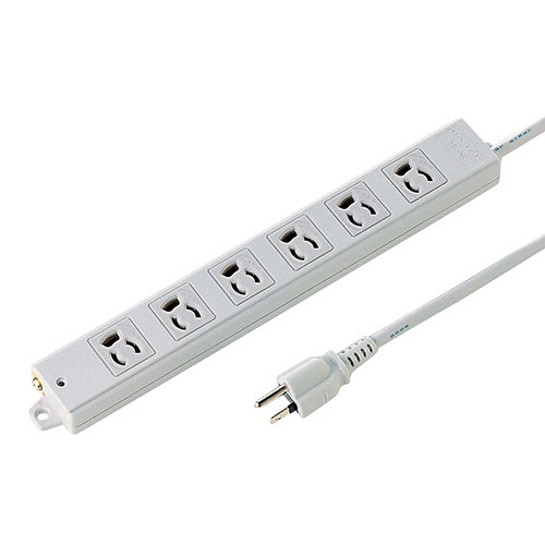 サンワサプライ 工事物件タップ 3P 6個口 5m TAP-KS6-5 5,137円
