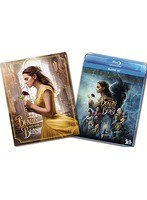 DMM.com [オンライン初回限定商品 美女と野獣 MovieNEX （ブルーレイ3D＋ブルーレイ＋DVD＋デジタルコピー（クラウド対応）＋MovieNEXワールド）]  DVD通販