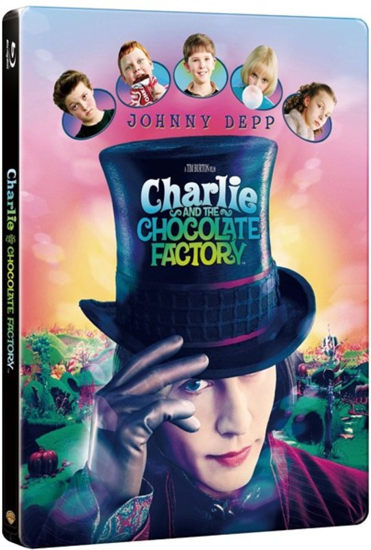 Dmm Com チャーリーとチョコレート工場 ブルーレイ版スチールブック仕様 ブルーレイディスク 数量限定生産 Dvd通販