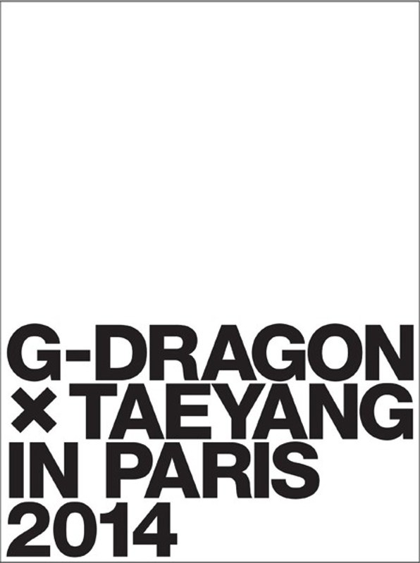 G-DRAGON×TAEYANG IN PARIS 2014（初回生産限定）