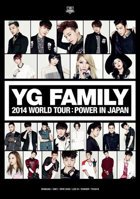YG FAMILY WORLD TOUR 2014-POWER-in Japan