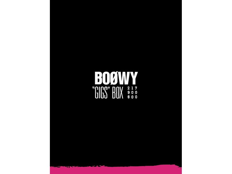 ‘GIGS’BOX/BOΦWY （限定生産）