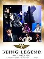 LIVE DVD‘BEING LEGEND’Live Tour 2012-T-BOLAN，B.B.QUEENS，FIELD OF VIEW Special Guest DEEN- のパッケージ