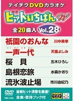 テイチクDVDカラオケ ヒットいちばん W 20曲入り 28 のパッケージ