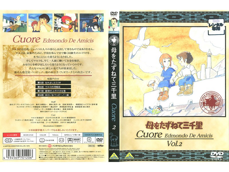 Dmm Com 母をたずねて三千里 2 Dvdレンタル