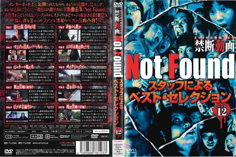 Not Found ネットから削除された禁断動画 スタッフによるベスト・セレクション パート12