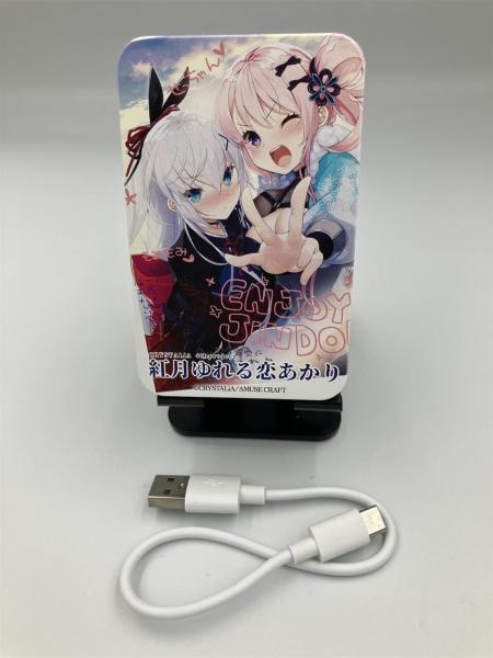 『紅月ゆれる恋あかり』 5000mAhモバイルバッテリー 画像2