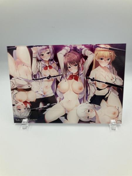 『虜ノ焔 〜淫欲の炎に満ちた地下闘技場〜』 A5アクリルパネル メインビジュアル 画像1