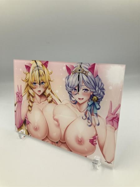 『二美姫のマリオネット』 A5アクリルパネル マスターアップイラスト 画像2