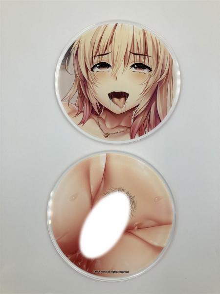 『てにおはっ！feat.育美』 アクリルコースター＆アクリルカップカバーセット 姫川 育美 画像1