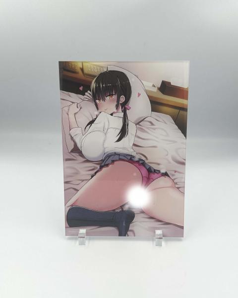『彼女の妹が巨乳ミニスカJKで小悪魔系』 A5アクリルパネル 桜井 画像1
