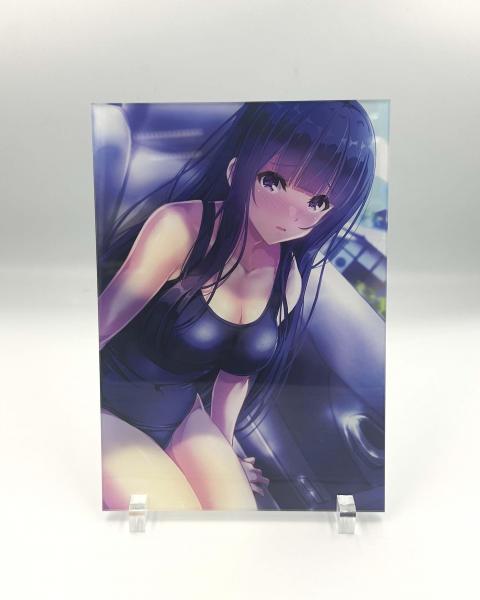 『せきらら逃避行 香澄と水着ドライブ（A）』 A5アクリルパネル 画像1