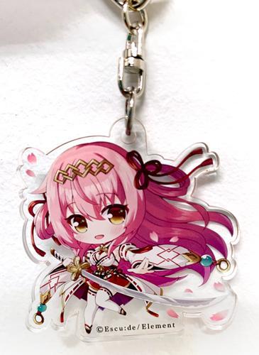 『戦巫〈センナギ〉―穢れた契りと神ころも―』姫華SDアクリルキーホルダー 画像1