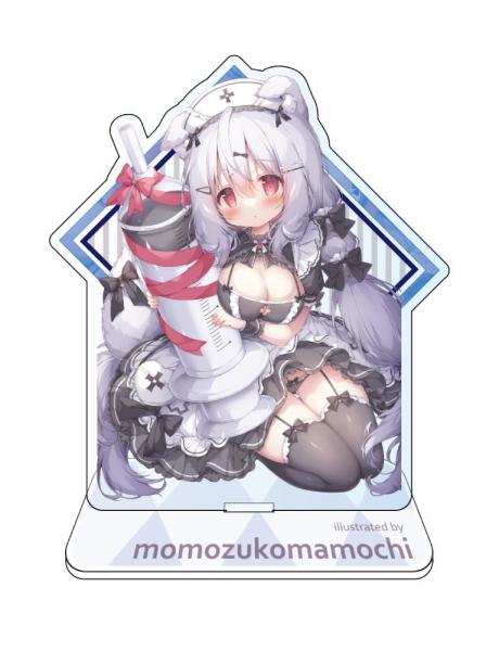 【猫りん堂】桃豆こまもち2（再販） A5アクリルフィギュア 9月12日受注開始分 画像1