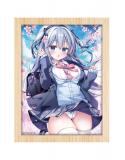 【猫りん堂】白もち桜 アクリルLightingシルエット 5月15日受注開始分 画像1