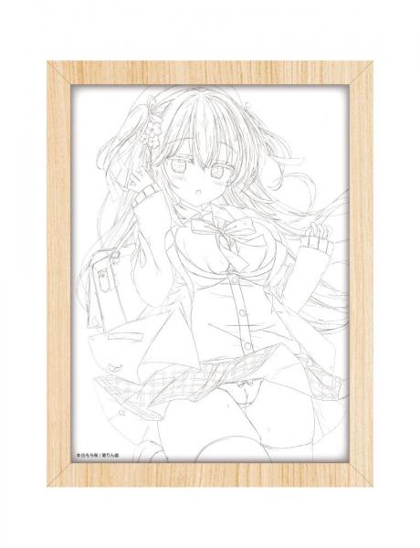 【猫りん堂】白もち桜 アクリルLightingシルエット 5月15日受注開始分 画像2