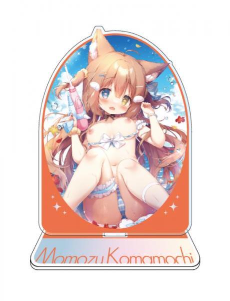 【猫りん堂】桃豆こまもち1(再販) (R18)A5アクリルフィギュア 9月12日受注開始分 画像1