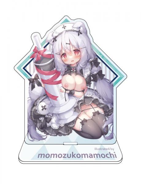 【猫りん堂】桃豆こまもち2（再販） （R18）A5アクリルフィギュア 9月12日受注開始分 画像1