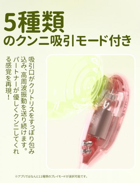 BeYourLover グルグルハコ ピンク 吸うハコ 吸引バイブ 2点責め 遠隔操作 アダルトグッズ 画像2